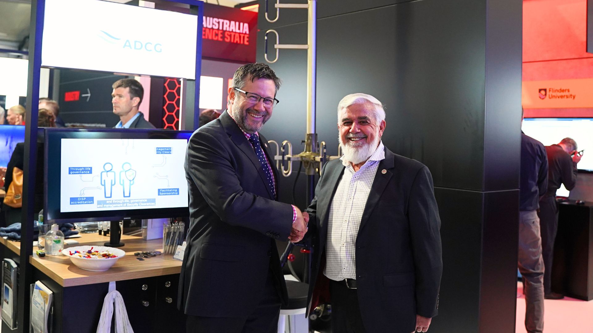 Robert Carrick Business Development Manager Prominence and Wayne Higgins CEO at ADCG