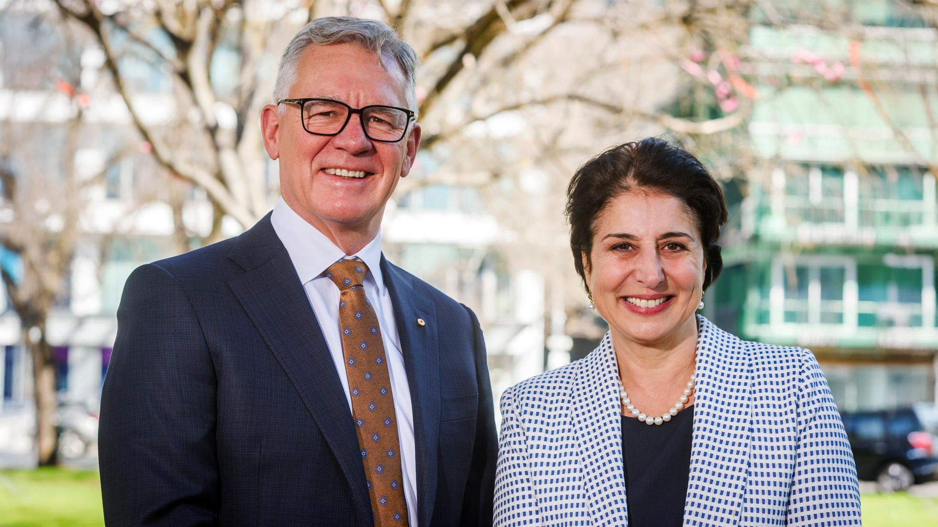 Defence SA Advisory Board Chair, Rick Burr with newly appointed member, Christine Zeitz